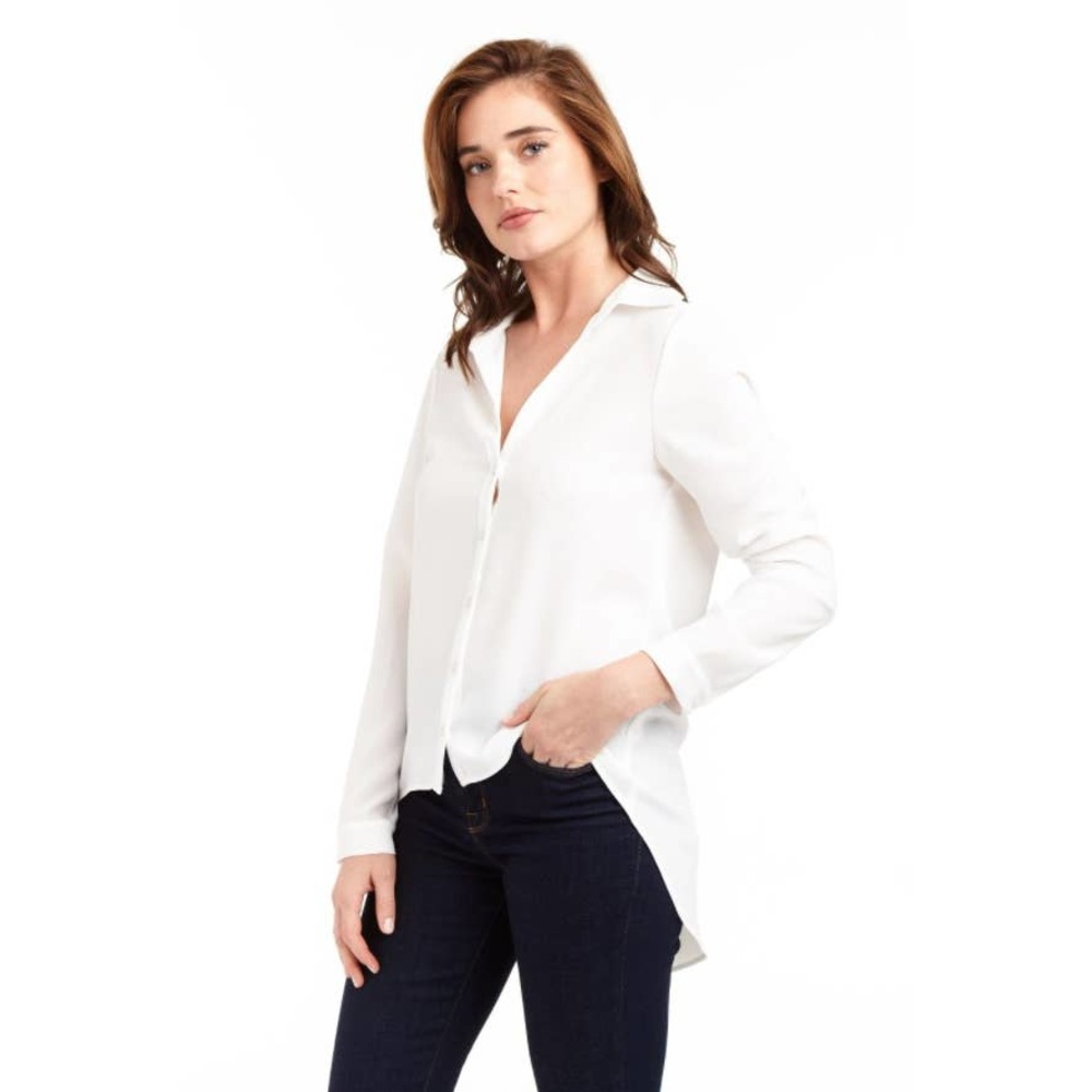 🆕 DREW Anthropologie Georgeann Button Down Top